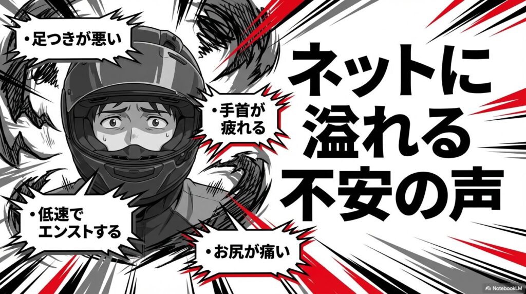 CB650Rに関するネット上の不安の声（足つき、エンスト、疲労、痛み）まとめ