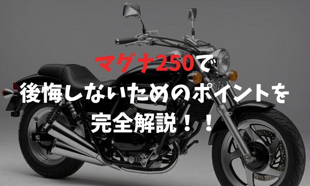 マグナ 250で後悔の声と本当の評価を徹底検証！！真実はここにあり  