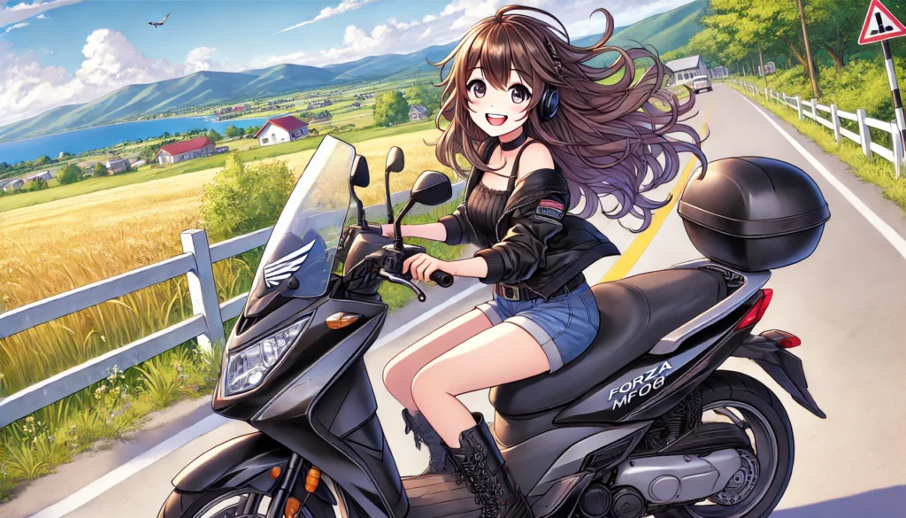 神戸明石発♪ ホンダ フォルツァ（MF08) 事故 走行52591㎞♪ エンジン実働♪ ジャンク 部品取り 修理ベースなどに♪（検MF06MF10  兵庫県のフォルツァの中古が安い！激安で譲ります・無料であげます