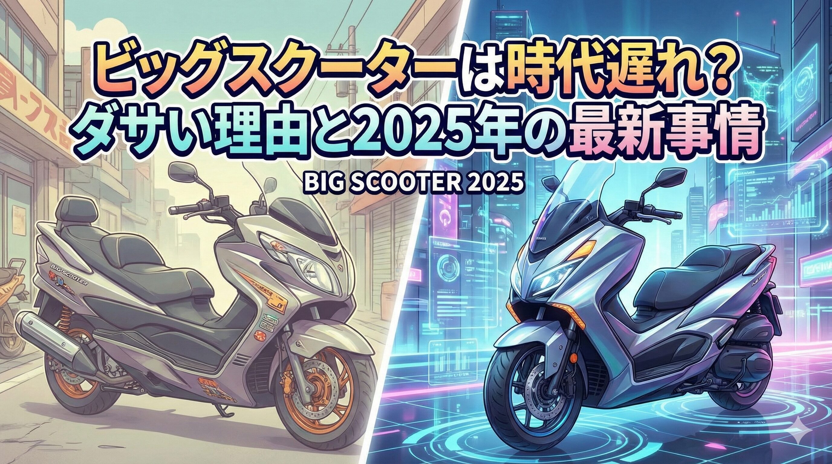 ビッグスクーターは時代遅れなのか?