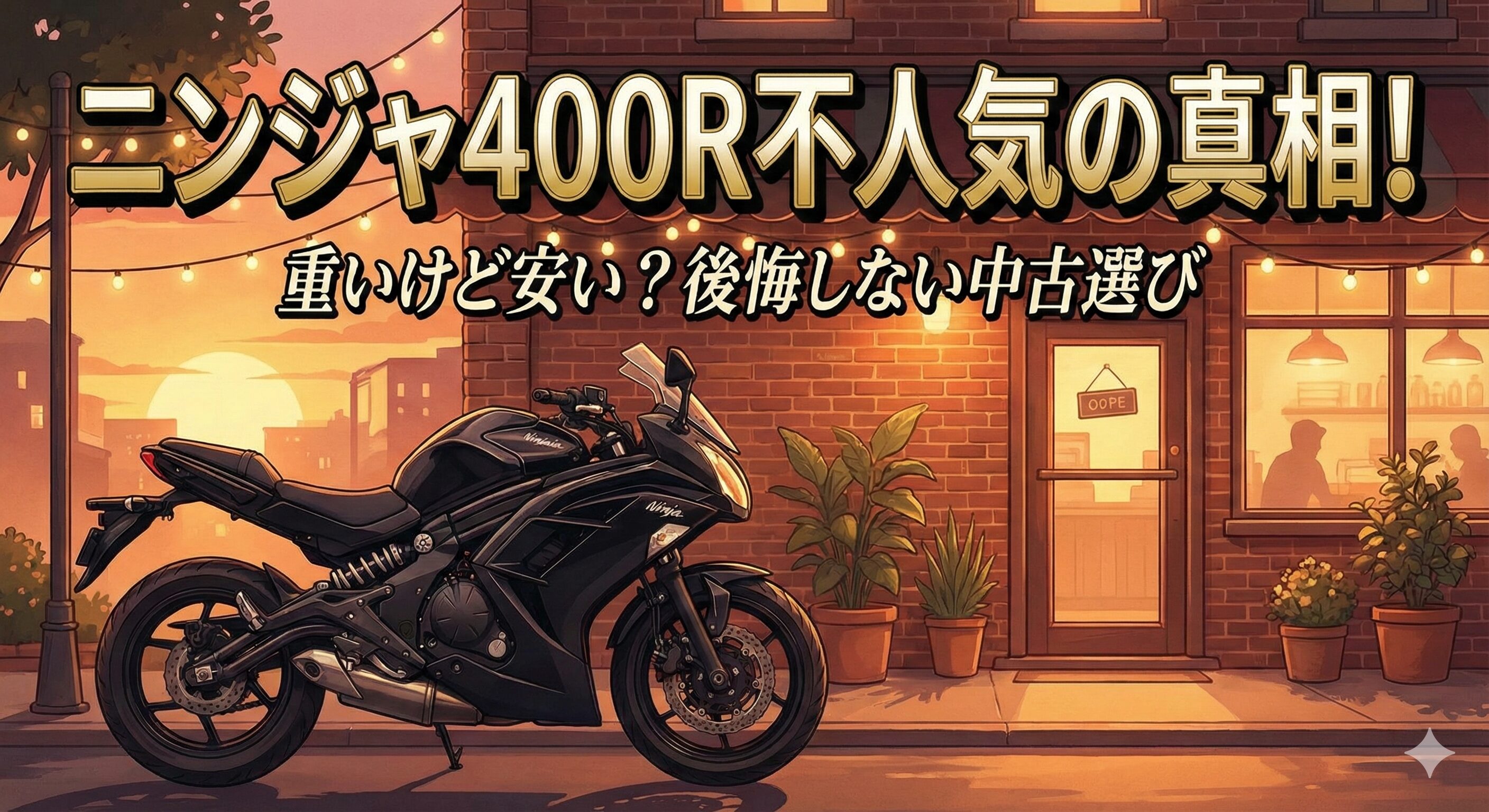 ニンジャ400Rは不人気なのか?