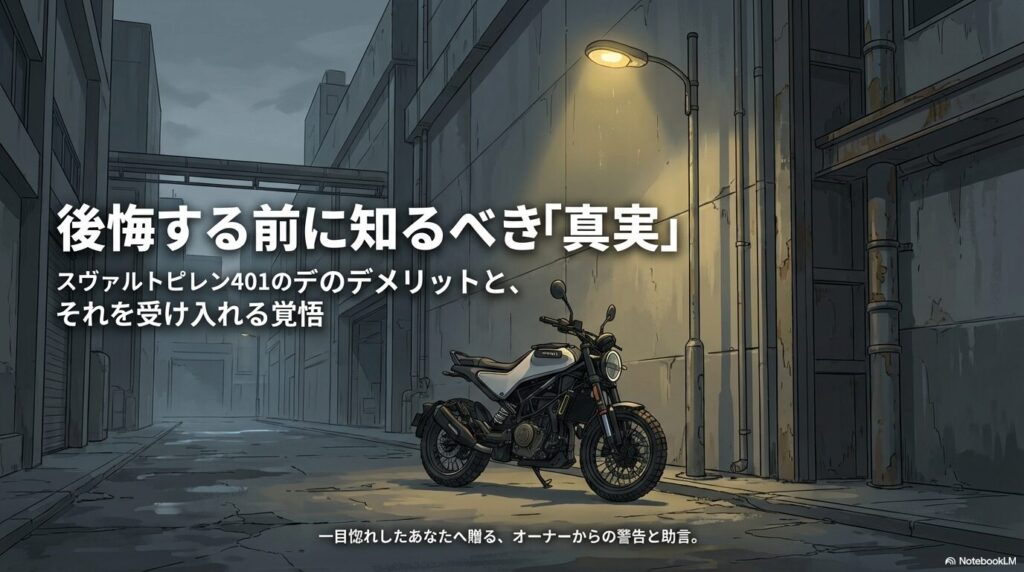 スヴァルトピレン401の後悔する前に知るべき真実とデメリットの警告