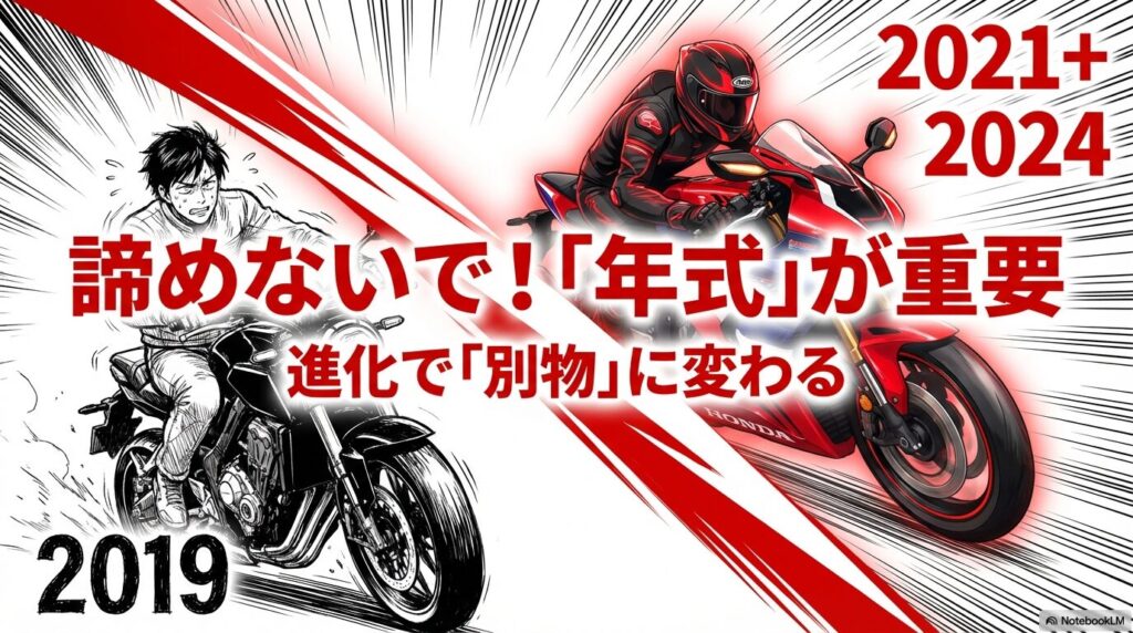CB650Rの年式による進化と重要性（2019, 2021, 2024年モデル）